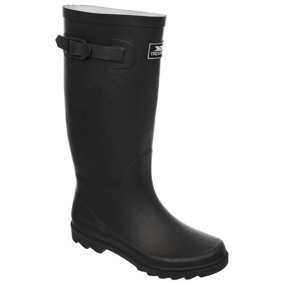 Trespass Recon X Mens Waterproof Rubber Wellington Boots / Black